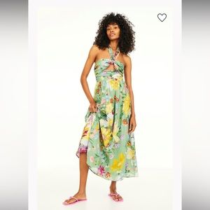 H&M brand new floral halter dress